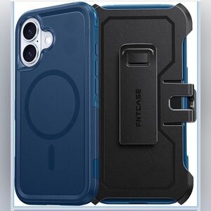 NIB FNTCASE for iPhone 16 Magnetic Case Dual Layer Shockproof Protective Case